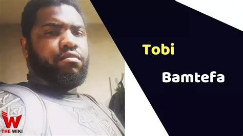 tobi bamtefa height and weight|Tobi Bamtefa Height: Exploring the Actor’s Real Stature